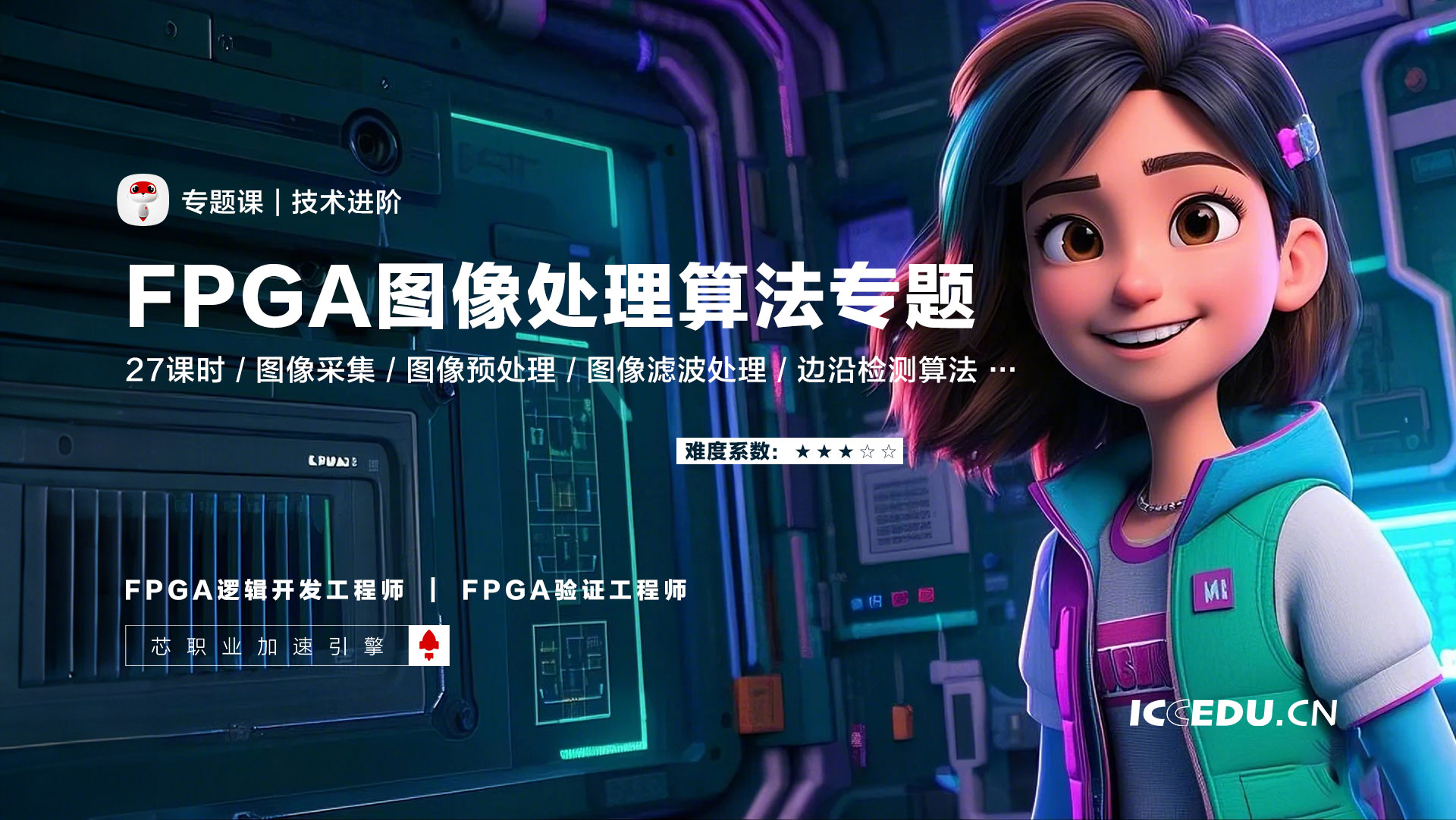 专题课 | FPGA图像处理算法专题 - 第1张 - FPGA线上课程平台|最全栈的FPGA学习平台|FPGA工程师认证培训 专题课 | FPGA图像处理算法专题 - 第1张