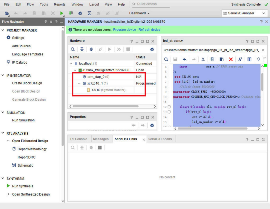最简单的LED流水灯(含源码) - 第23张 - FPGA线上课程平台|最全栈的FPGA学习平台|FPGA工程师认证培训 最简单的LED流水灯(含源码) - 第23张