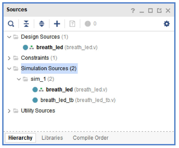 VIVADO仿真的使用之呼吸灯(含工程源码) - 第6张 - FPGA线上课程平台|最全栈的FPGA学习平台|FPGA工程师认证培训 VIVADO仿真的使用之呼吸灯(含工程源码) - 第6张