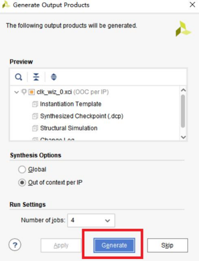 使用时钟IP核(含工程源码) - 第7张 - FPGA线上课程平台|最全栈的FPGA学习平台|FPGA工程师认证培训 使用时钟IP核(含工程源码) - 第7张