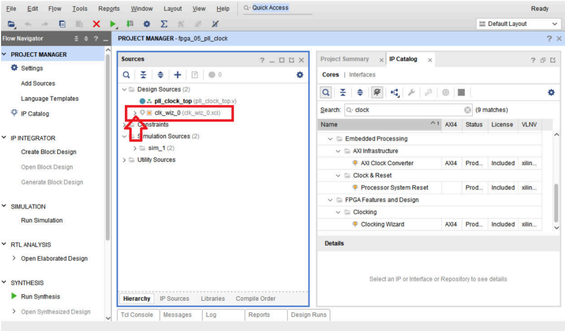 使用时钟IP核(含工程源码) - 第8张 - FPGA线上课程平台|最全栈的FPGA学习平台|FPGA工程师认证培训 使用时钟IP核(含工程源码) - 第8张