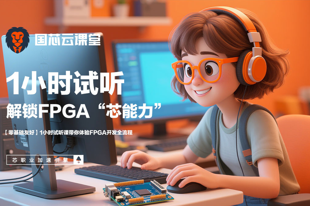 1小时试听，解锁FPGA芯能力